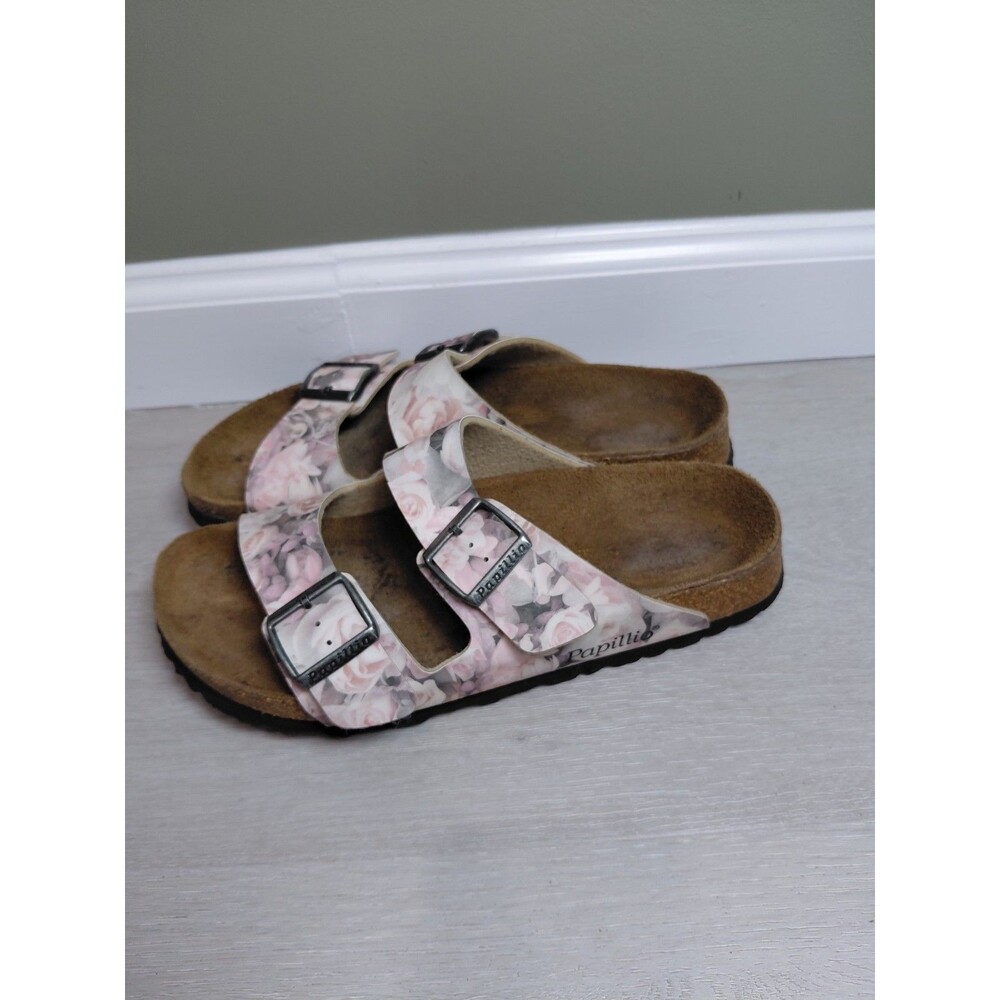 Papillio By Birkenstock Sandals Womens Size 40EU 9US Narrow Slides Floral